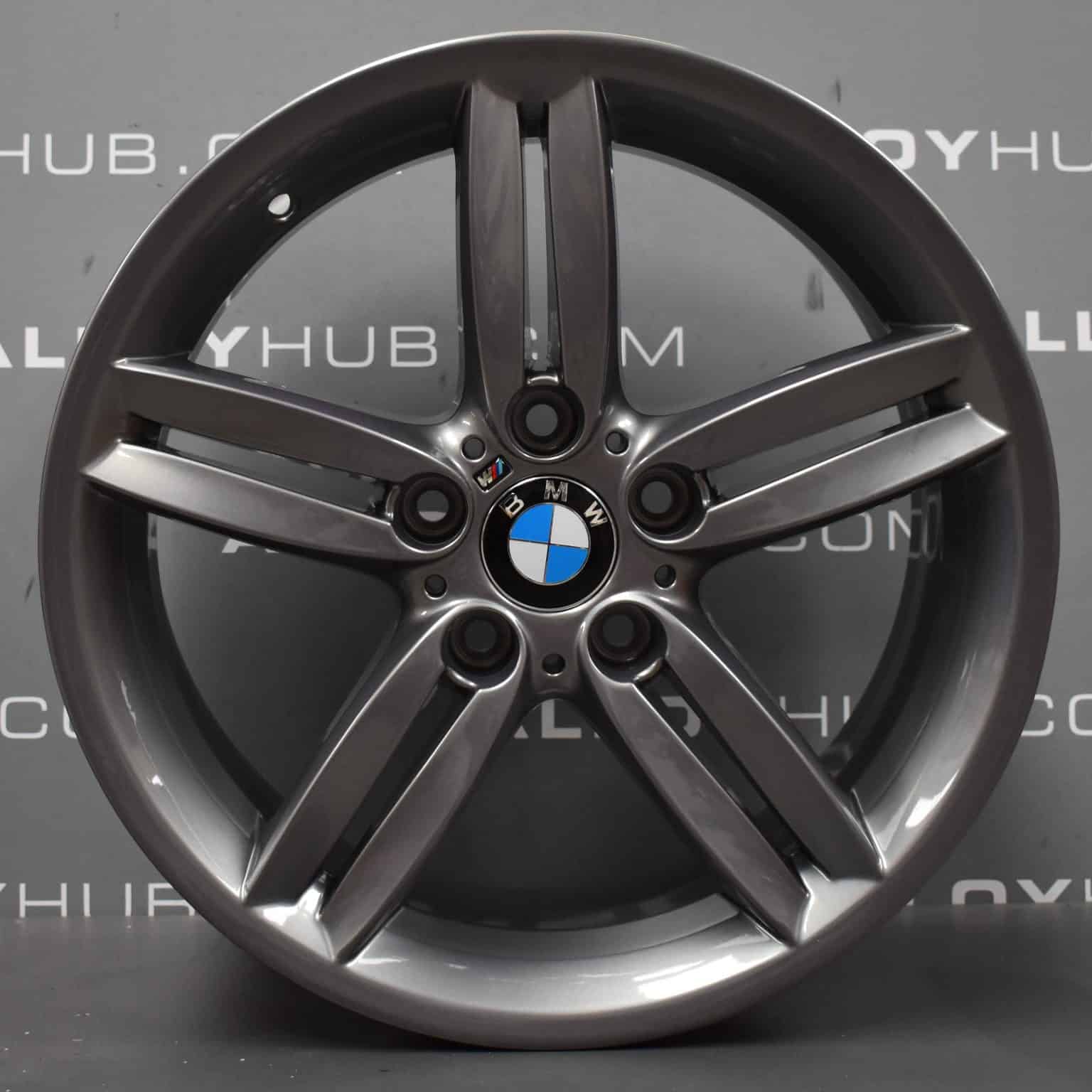 Genuine Bmw Series Twin Spoke Inch Oem Alloy Wheels Grey Free