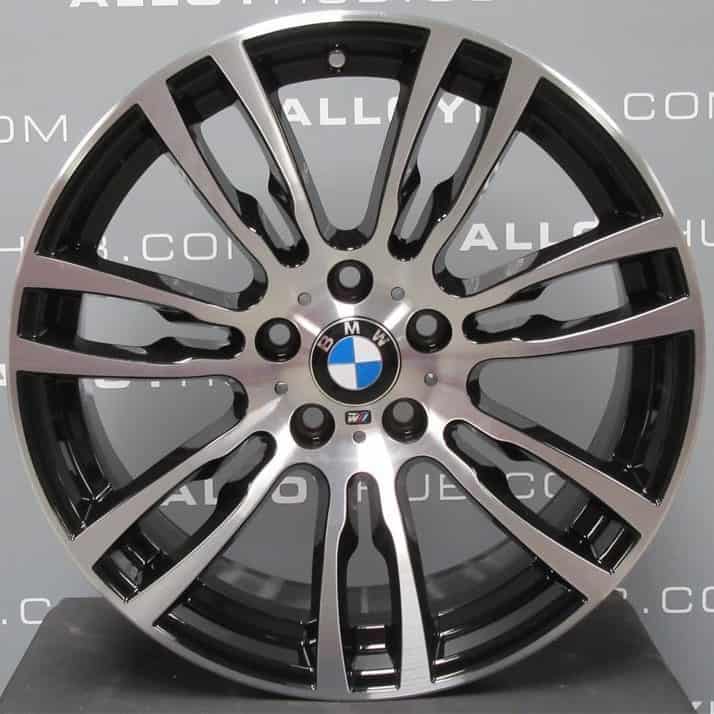 Genuine BMW 3/4 Series Style Sport 19″ Inch with Gloss Black & Diamond Turned Finish 36117845882 36117845883 Alloy Hub